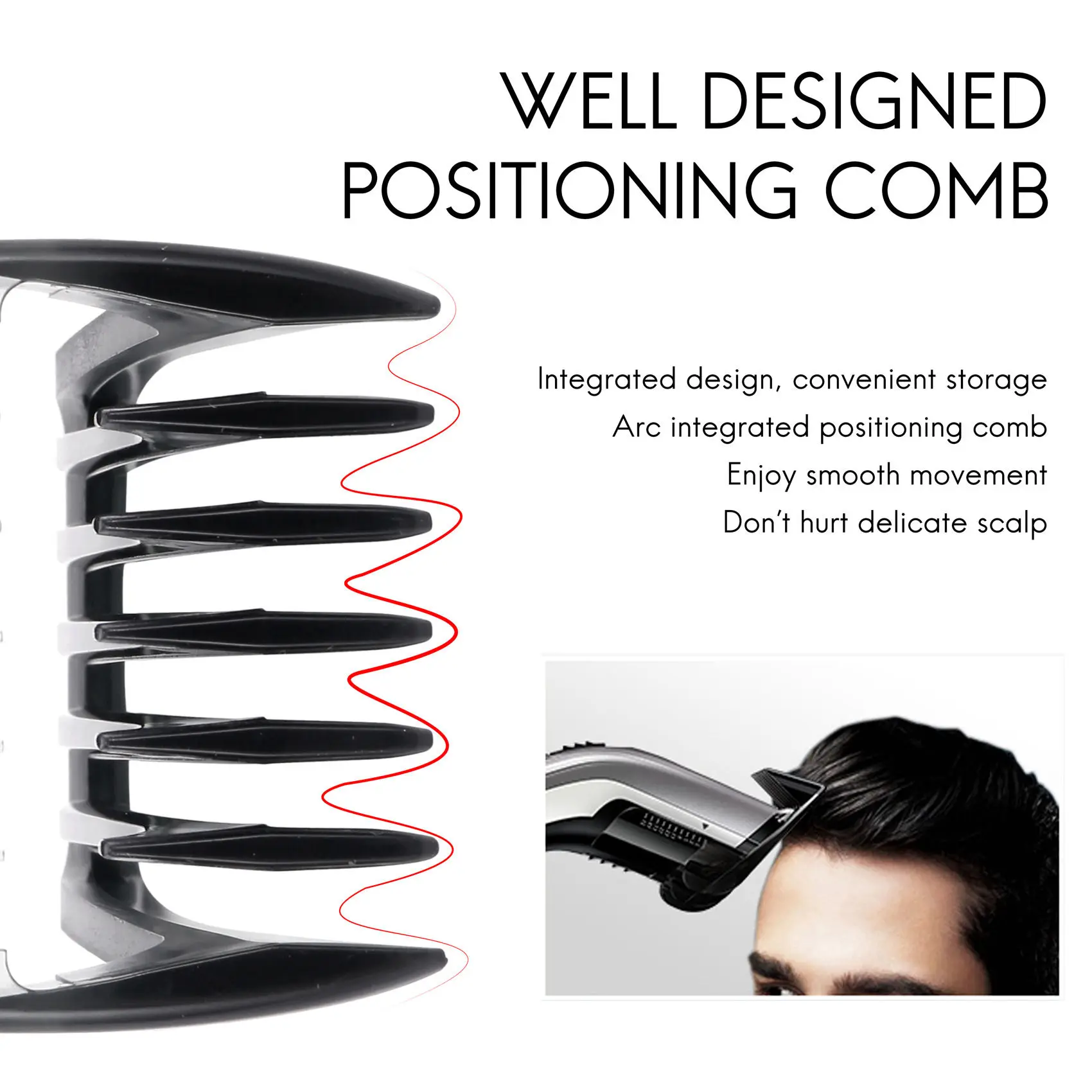 Limit Comb Replacement Combs Trimmer Head for Philips Hair Clipper HC3400 HC3410 HC5440 HC5442 HC5450