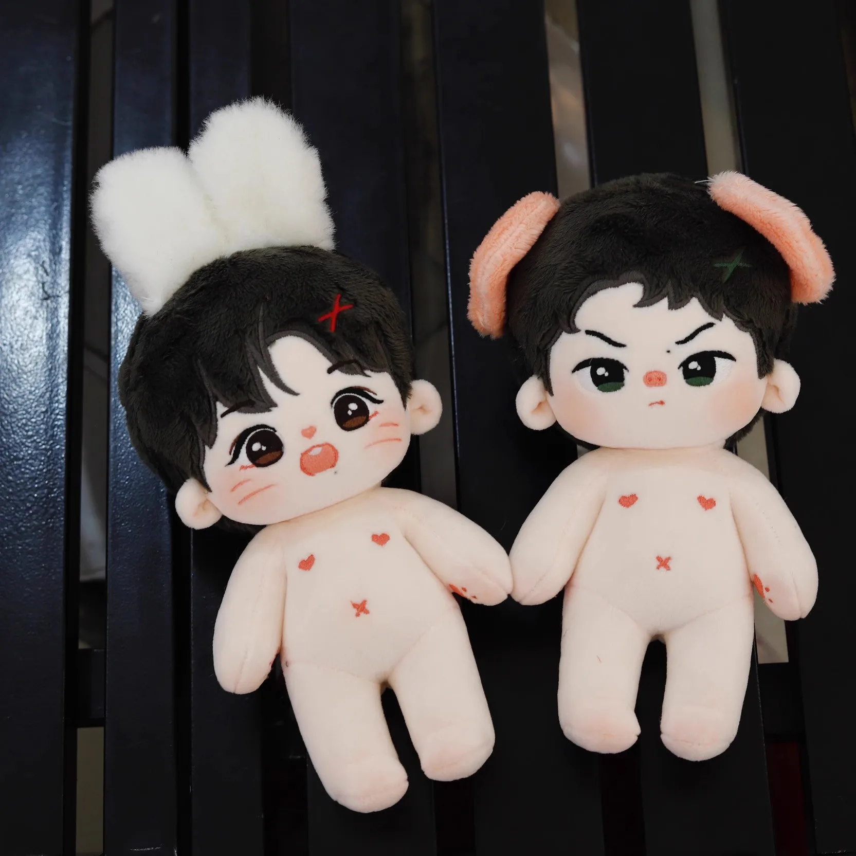 Plushie Wang Yibo Xiao Zhan Idol звезда свинья кролик 20 см кукла игрушка костяное тело Косплей