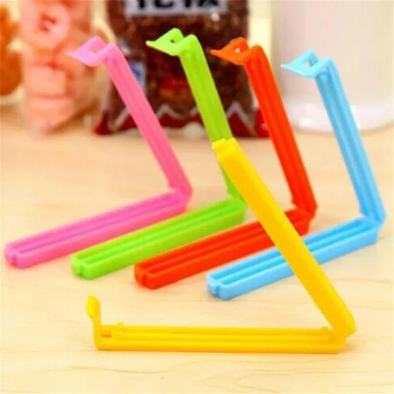 12 шт. пластиковые зажимы для упаковки закусок