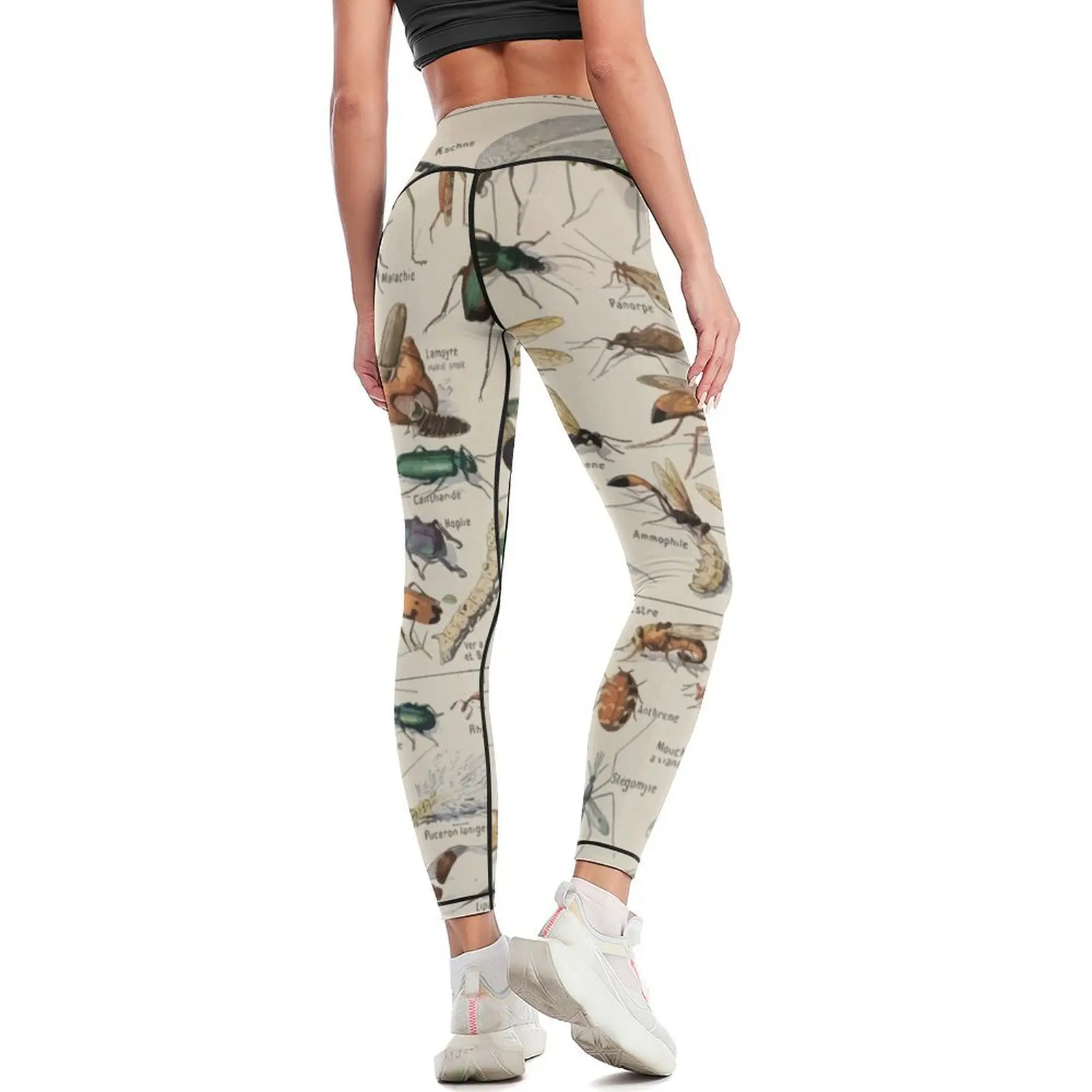 Женские леггинсы с эффектом пуш-ап для фитнеса