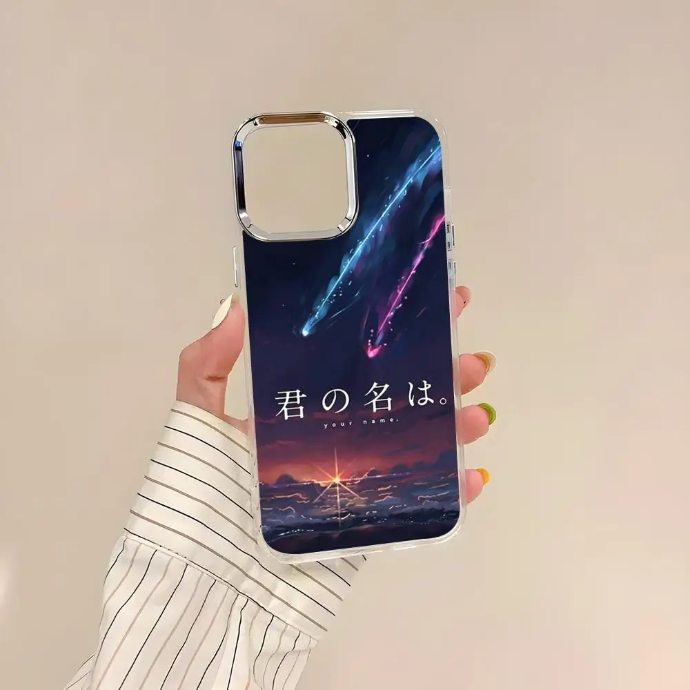 Чехол для телефона Kimi No Na Wa для iPhone 17 Air 16 15 14 13 12 11 Pro Pro Max Plus, прозрачный, мягкий (art.: 3920db9d4cd45) - 3920db9d4cd45