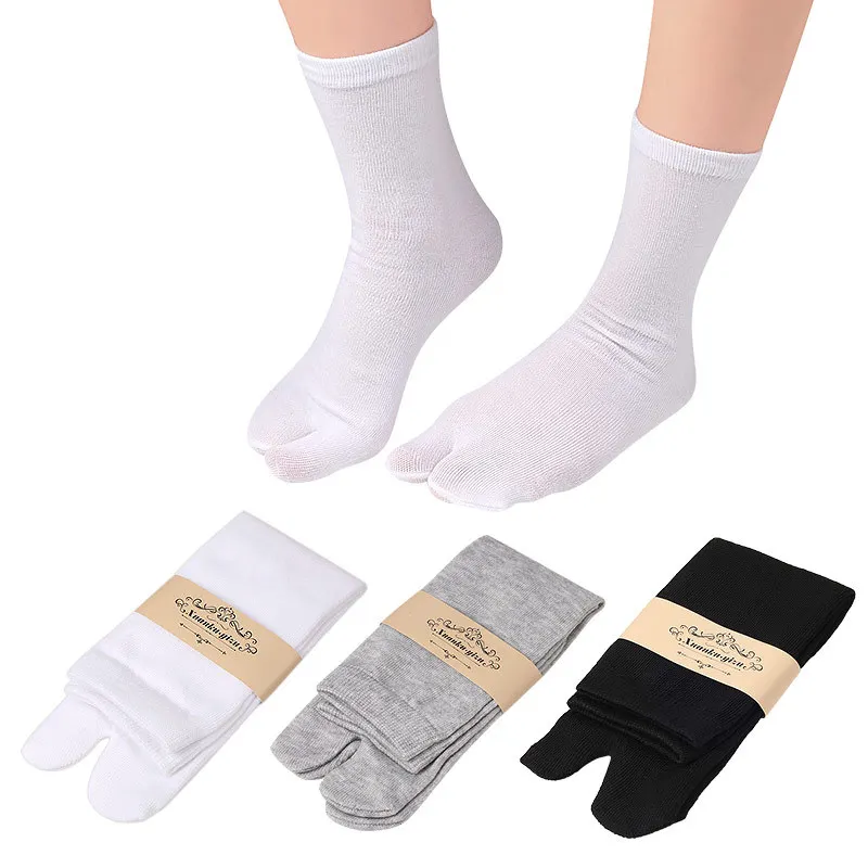 3 парта/лот в японском стиле Tabi носки хлопчатобумажные для мужчин и женщин