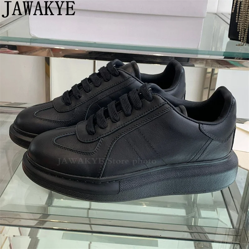 Классические Лидер продаж кроссовки на толстой подошве со шнуровкой женские с