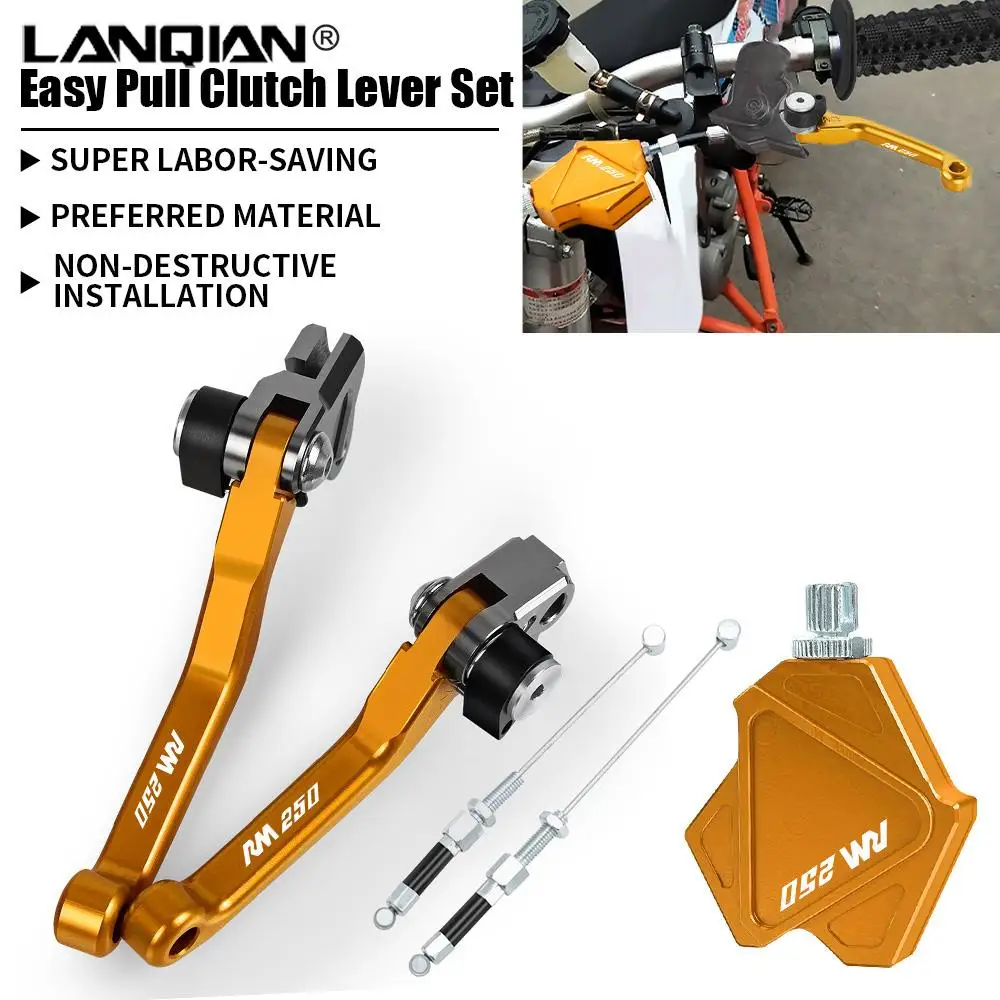 

Motorcycle Dirt Bikes Easy Pull Clutch Lever Brake Lever System Set For SUZUKI RM250 RM 250 1997 1998 1999 2000 2001 2002 2003
