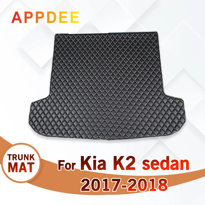 

Car Trunk Mat For Kia K2 Sedan 2017 2018 Custom Car Accessories Auto Interior Decoration