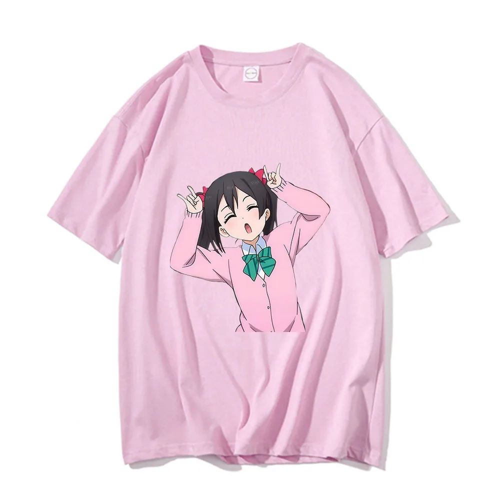 

LoveLive! School Idol Project Nico Yazawa Tees Prevalent 100% Cotton T-shirts Cartoon Women/men Manga/Comic Short Streetwear