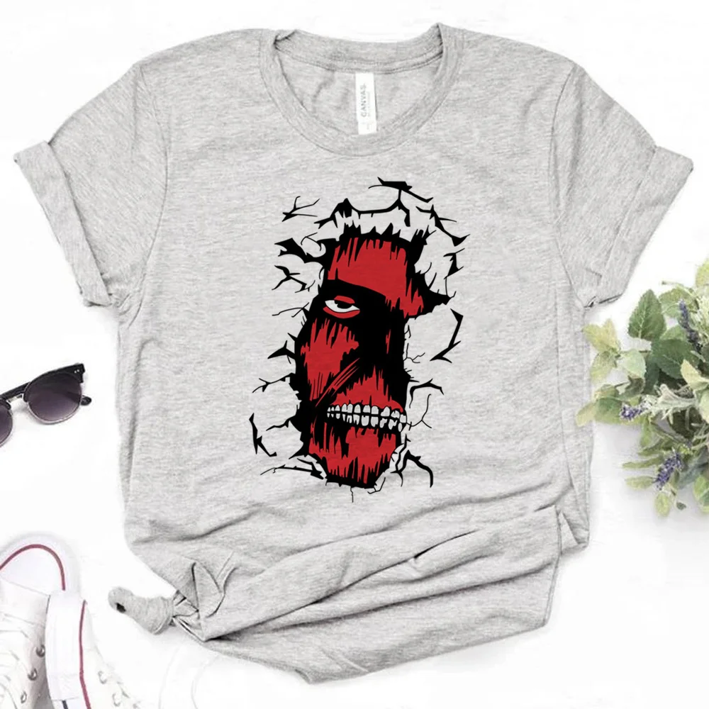 

Attack on Titan Tee women harajuku tshirt girl 2000s clothing