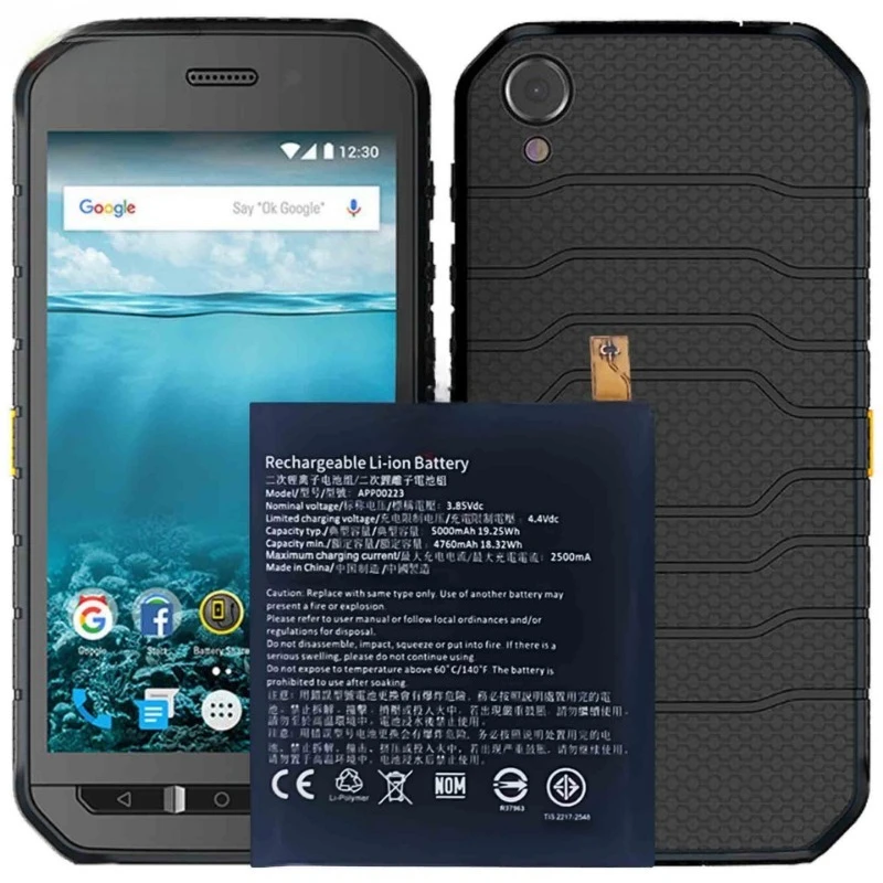 Фото Аккумулятор APP00223 для мобильного телефона CAT S41, 0 циклов, высокое качество, высокая емкость, сменный аккумулятор, элементы класса А, с инструментами №4