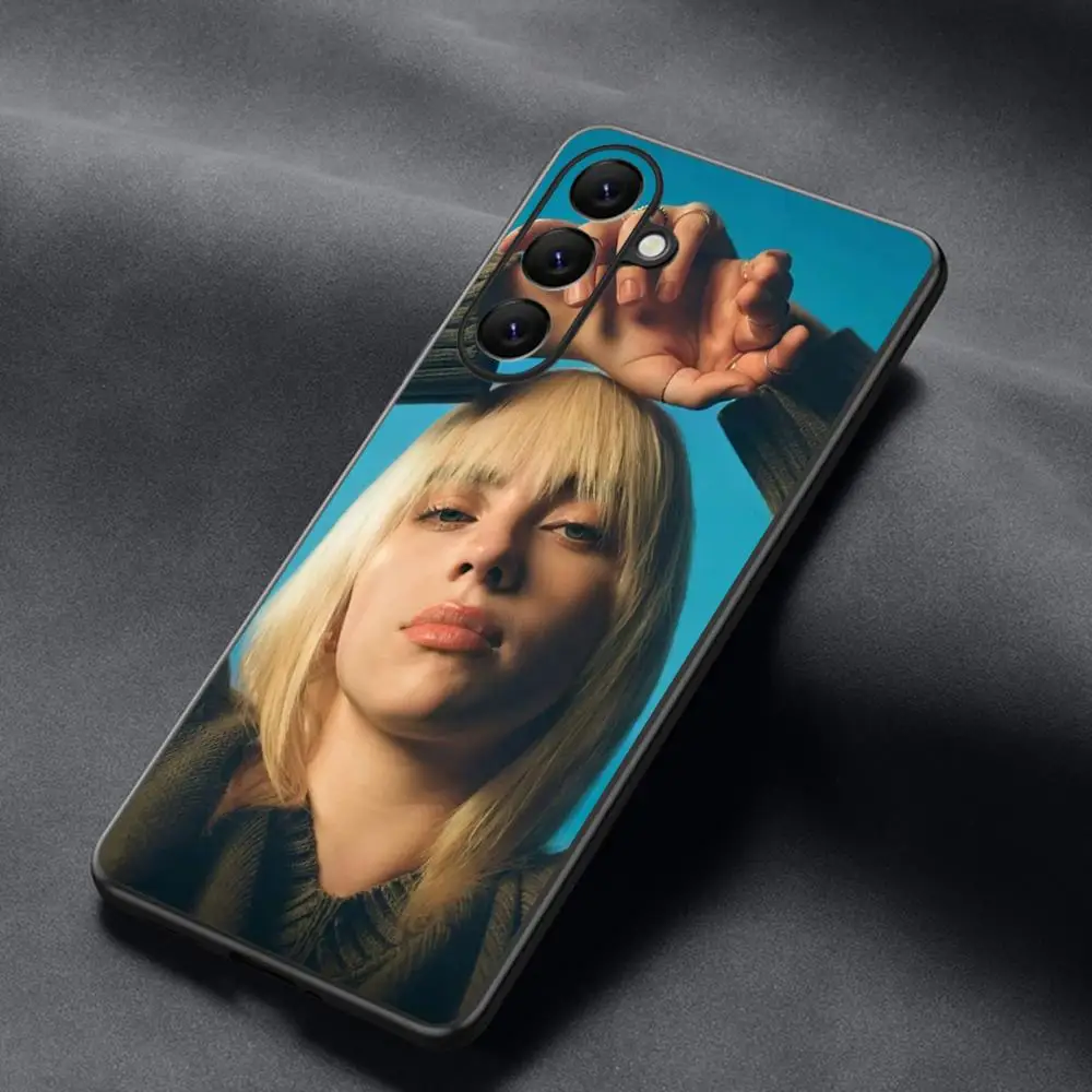 Фото Чехол для телефона B-bi-llie hit me cool girl design ins для Samsung Galaxy S26 S25 S24 S23 S22 S21 Plus Ultra Note20, мягкий, черный №5