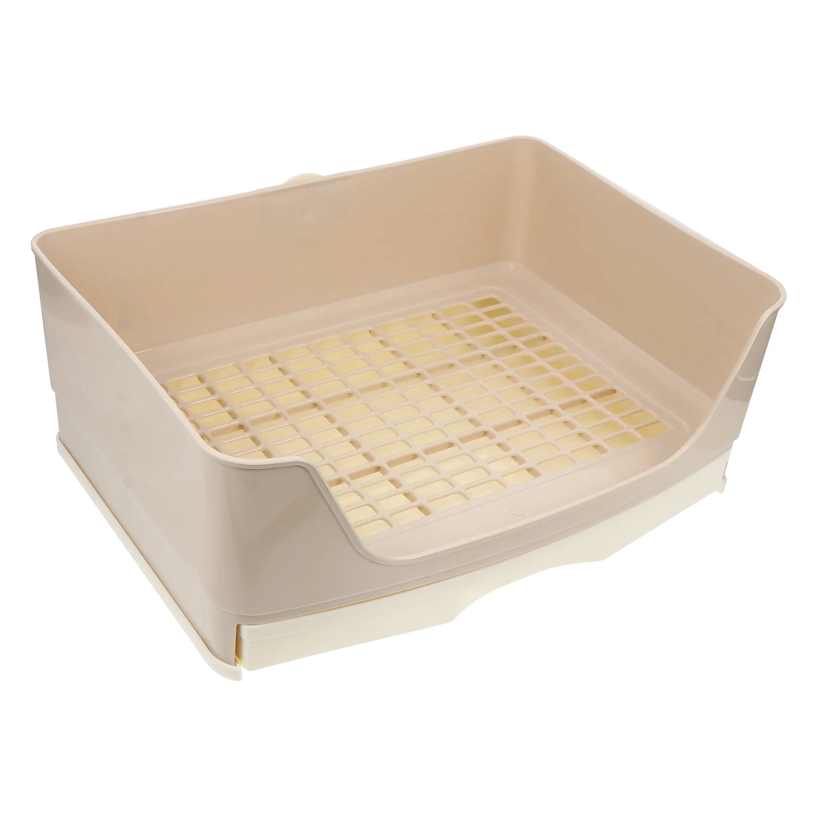 

Litter Rabbit Box Pet Toilet Training Tray Cornerbasin Small Drawer Grate Dwarf