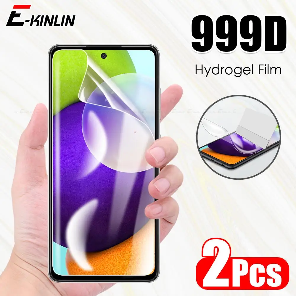 

2 шт. Гидрогелевая пленка для Samsung Galaxy A42 A53 A73 A50 A50s A51 A52 A52s A60 A70 A72 полная защитная пленка для экрана без стекла