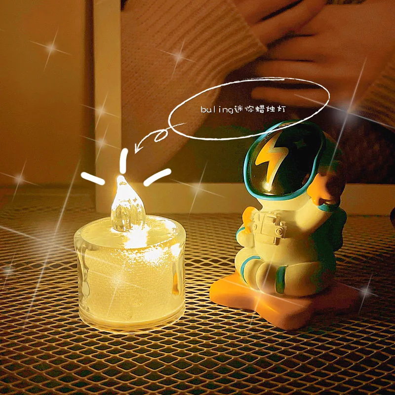 

4Pcs Battery Operated LED Tea Lights Candles Flameless Wedding Decor Romantic Candles Lights Birthday Party Atmosphere Decor