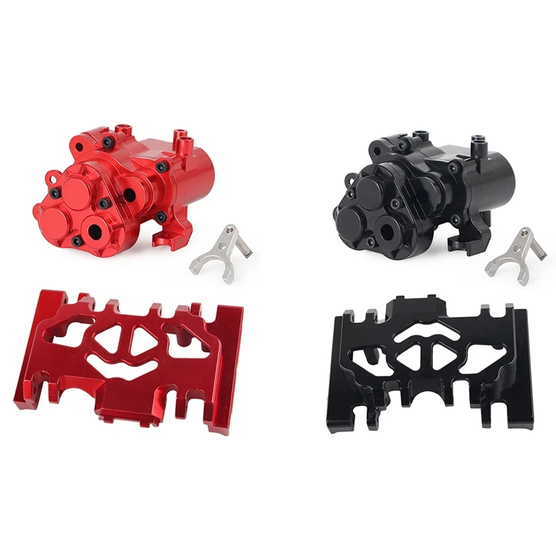 

Metal Central Transmission Gearbox With Gear Box Mount Holder For 1/10 RC Crawler Car Traxxas TRX4 TRX6 Accessories