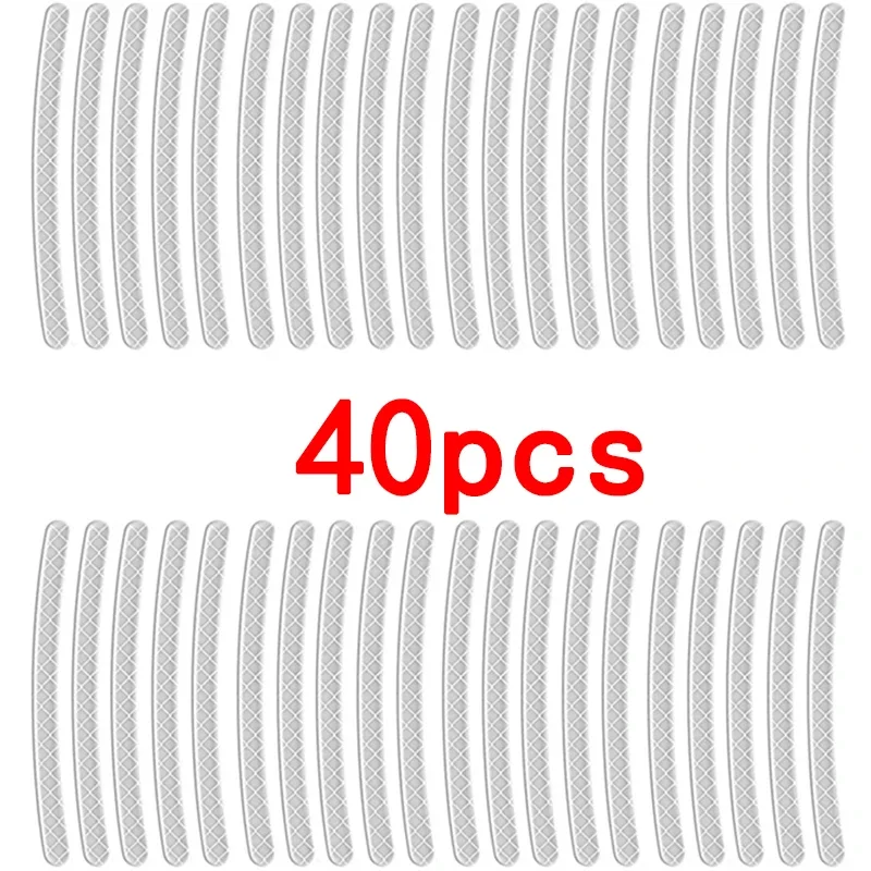 40 шт., светоотражающая наклейка на обод мотоцикла, предупреждающая полоса ночной безопасности, велосипед, авто, ступица колеса, отражатель, наклейки, универсальные