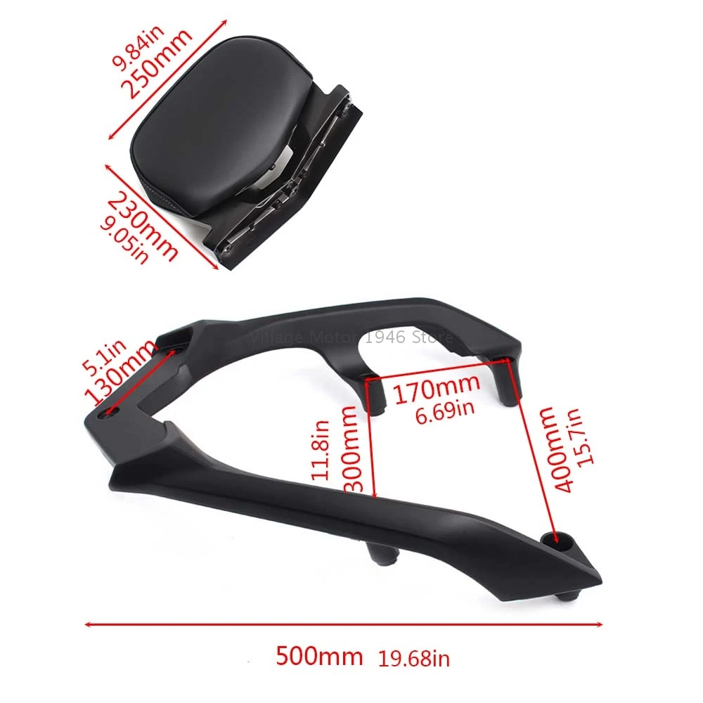 Мотоциклетные аксессуары черные спинки задние пассажирские сиденья для YAMAHA TMAX530