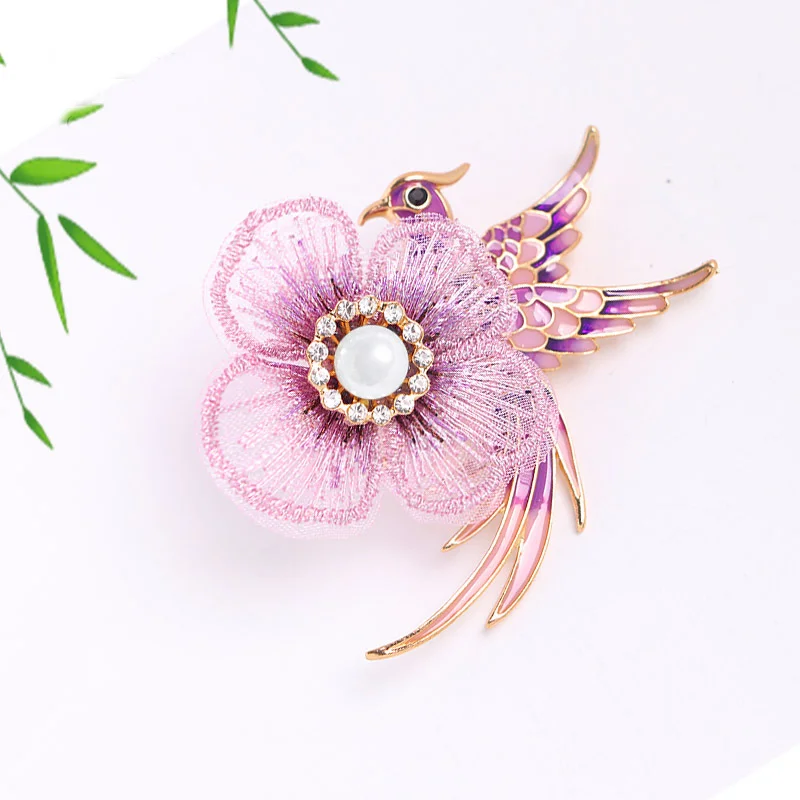 Купить Брошь В Виде Цветка Из Ткани