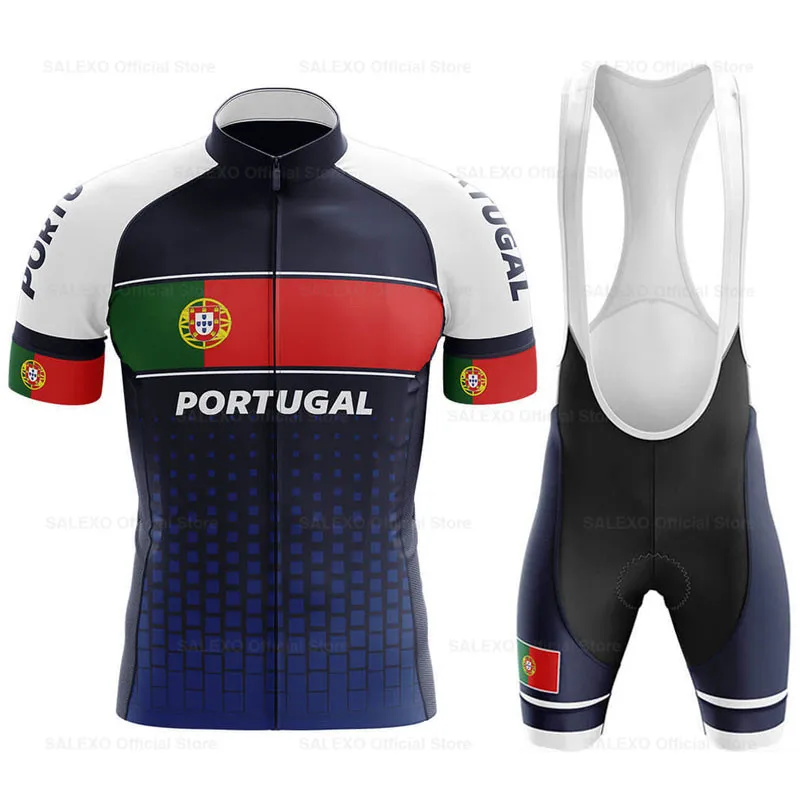 Portugal Team Summer Bike Short Sleeve Cycling Jersey Set MTB Sport Cycling Clothing Bicycle Maillot Ropa Ciclismo Hombre Kit
