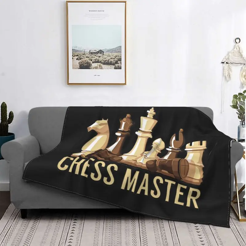 Chess Master Funny Board Game Blanket Luxury Textile Four Seasons Sofa Dedicated Decorative |