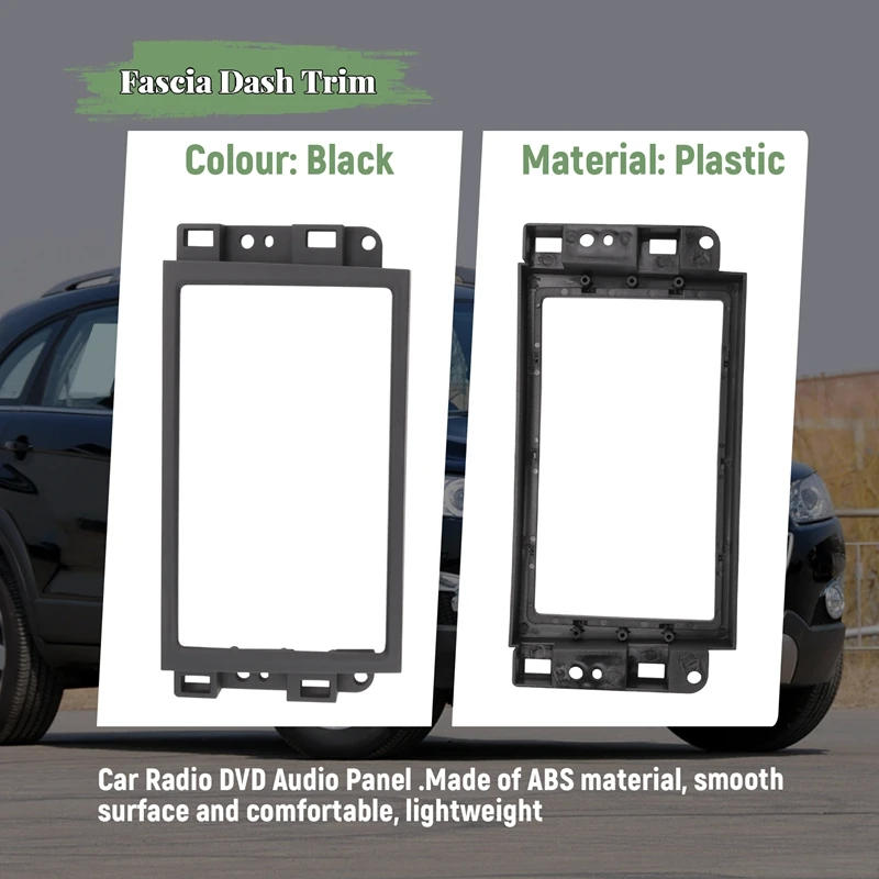 2Din автомобильный радиоприемник Fascia CD DVD аудио рамка панели приборной для Chevrolet