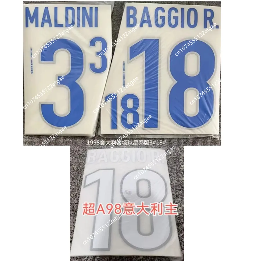 

Super A Retro 1998 итальянский MaLDINI BaGGIO R. nameset патч значок