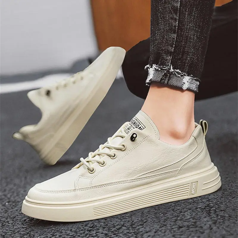 

Кроссовки мужские на шнуровке, Вулканизированная подошва