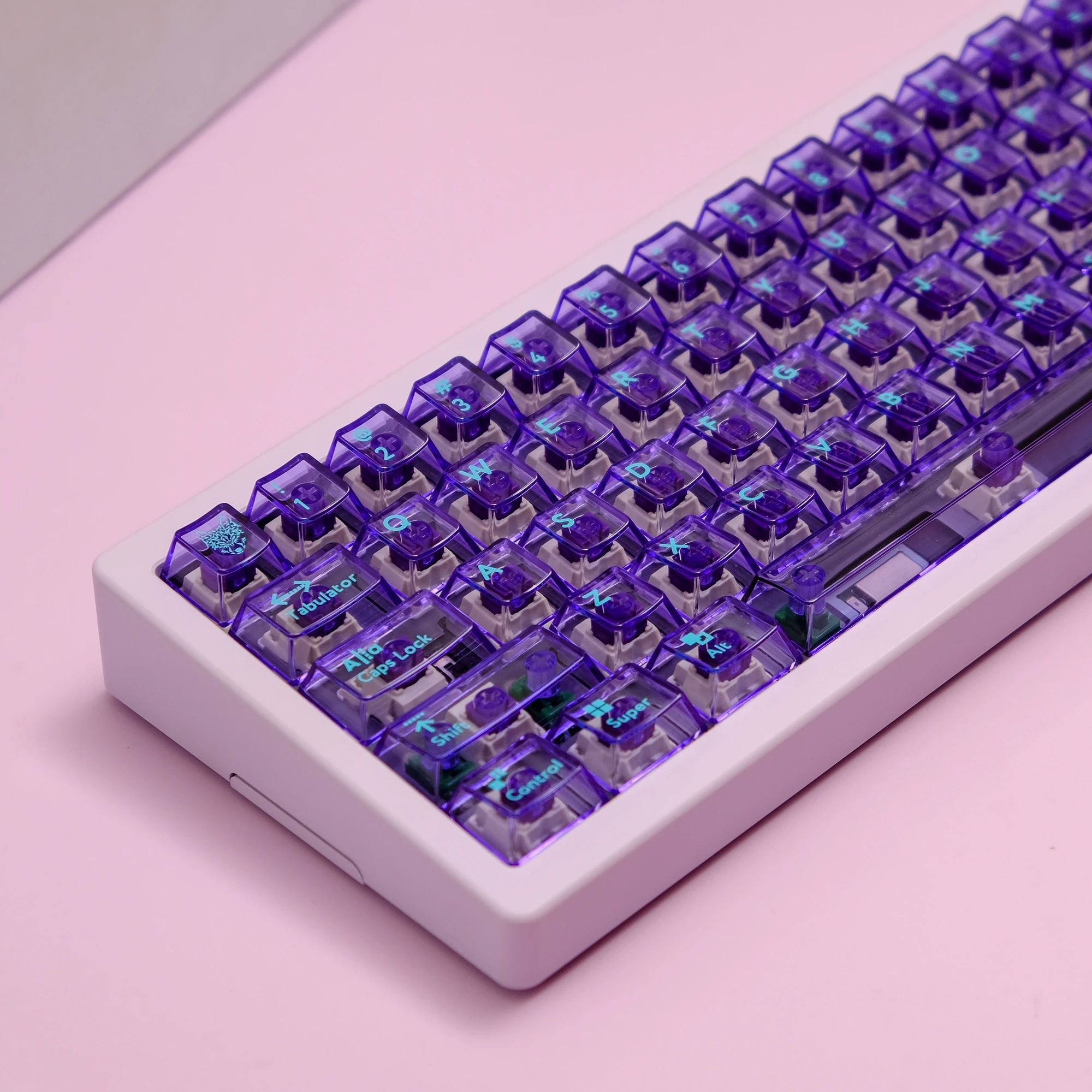 Прозрачные колпачки для клавиш Cherry PC с подсветкой