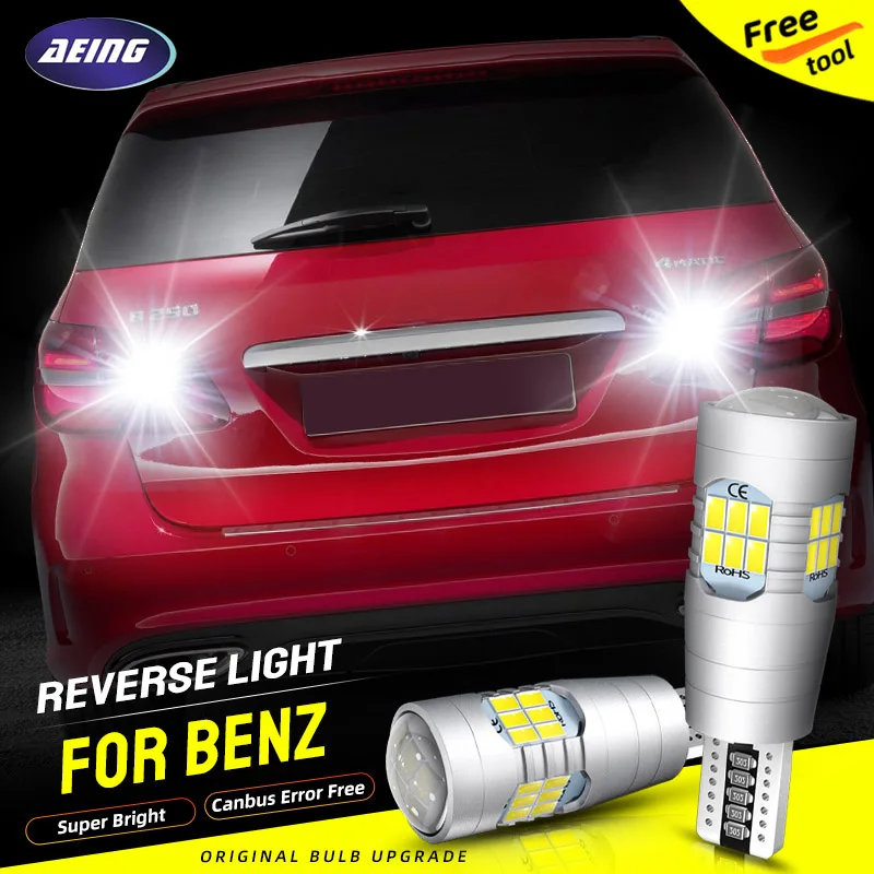 

2*T15 LED Reverse Light Blubs No Error For Mercedes-Benz A-Class B-Class W176 W177 V177 W246 W242 W247 A200 A220 A250 B200 B220