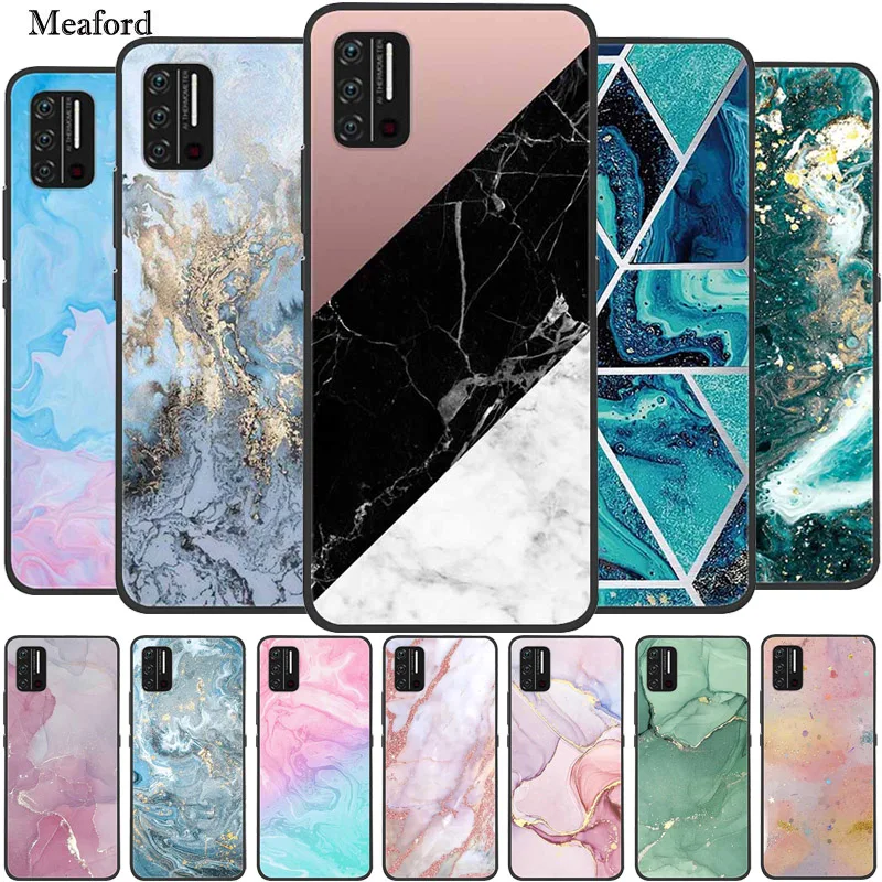 for umidigi a7s case a7 pro luxury silicone tpu soft cover phone case for umidigi a7 pro shockproof bumper marble coque funda free global shipping