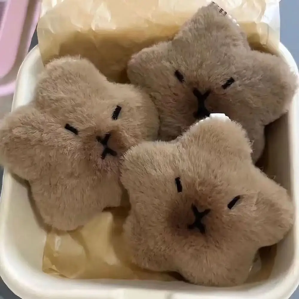 Мультяшный мягкий плюшевый брелок для ключей мягкая кукла-пищалка кукла-брикет