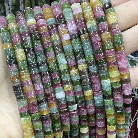 Бусины из турмалина 3х6 мм  SYSRXLR