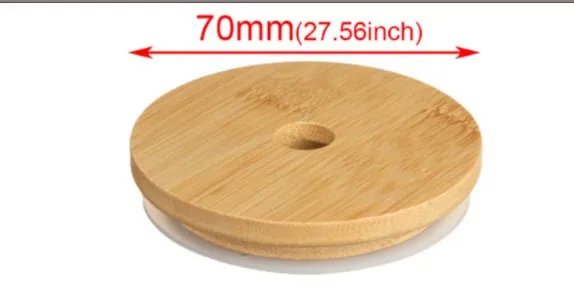 

8pcs Reusable Airtight Bamboo Jar Lids with Straw Hole for Wide Mouth Mason Jar bamboo bamboo bamboo bamboo bamboo bamboo