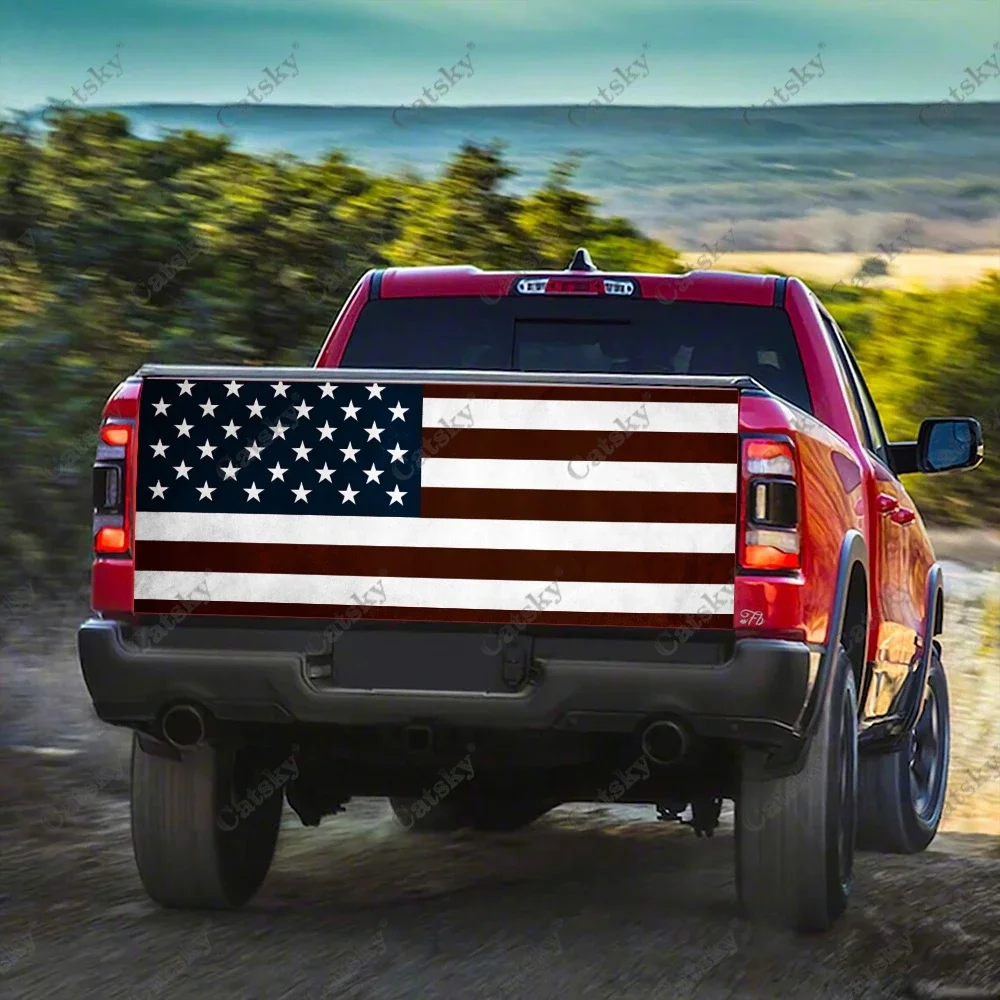 Американский флаг автомобильная наклейка модификация заднего вида автомобиля