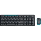 Logitech MK275 USB Беспроводная клавиатура мышь наборы Водонепроницаемая клавиатура ноутбук оптическая 1000DPI Эргономика для офиса бытовых игр
