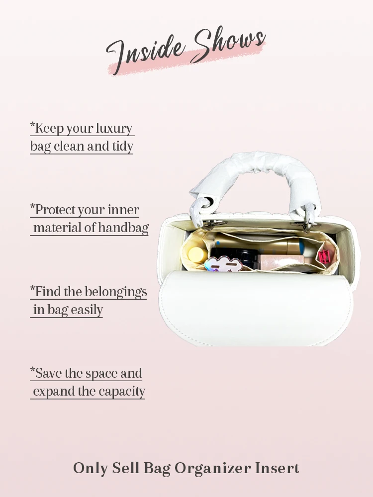 Нейлоновый Органайзер для сумок маленький с внутренней подкладкой подходящий Dior