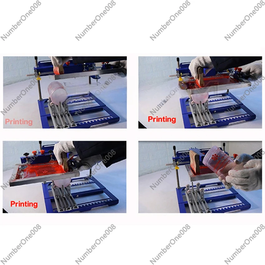 SPE-A Тип QMH170 изогнутая трафаретная печатная машина ручная стальная пластина пресс