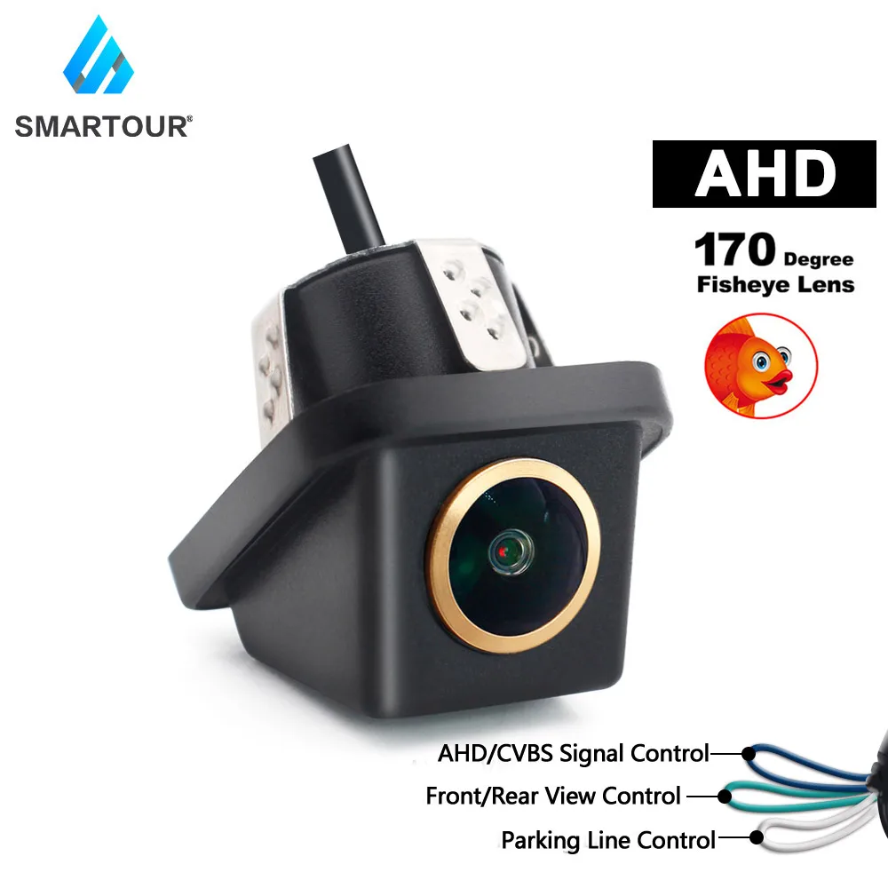 

Smartour Car fisheye 170 degree wide angle reversing camera starlight night vision rear view backup camera AHD 720 25HZ 12V CCD