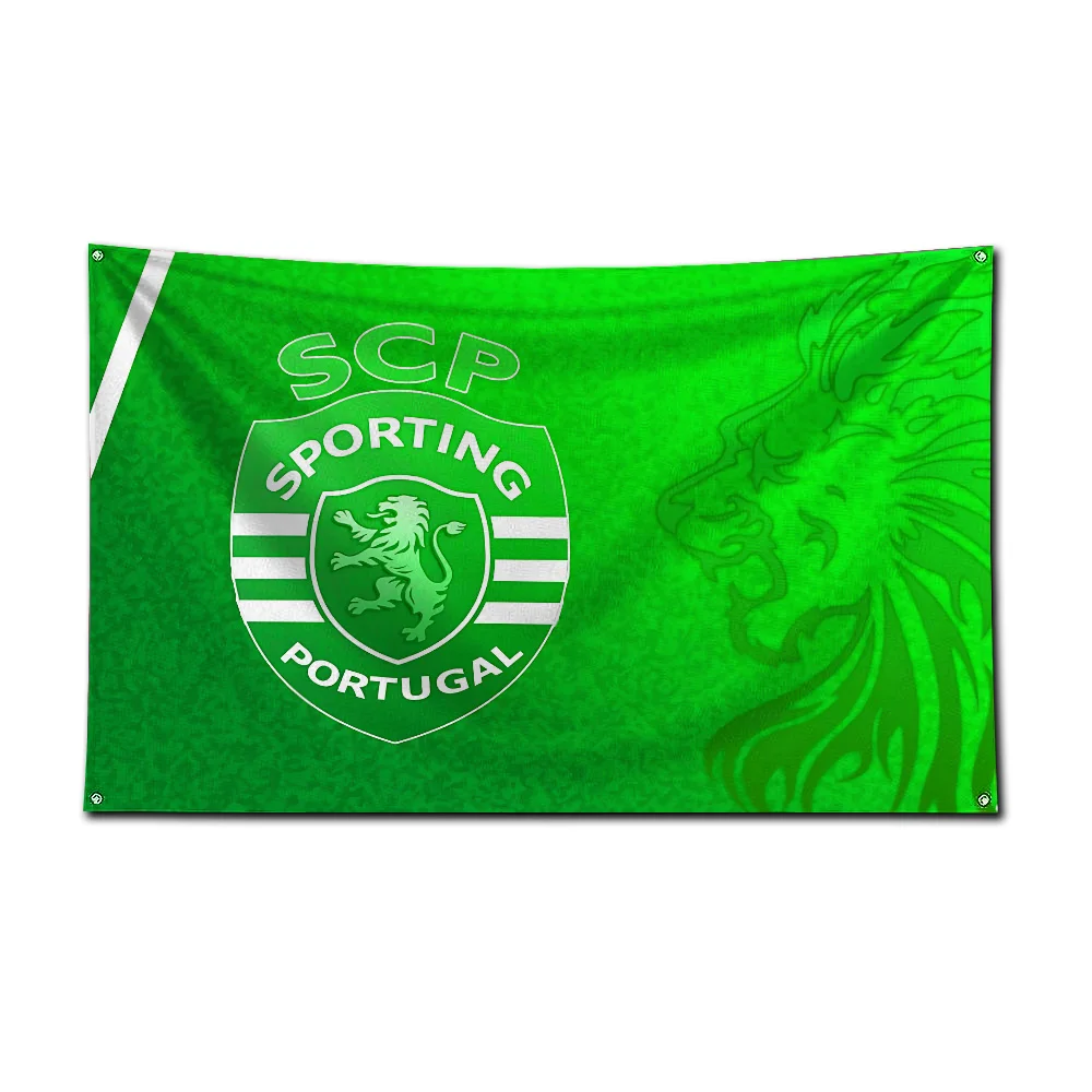 Футбольный клуб 3x5 футов флаг Португалии SCP полиэстер баннер с цифровой печатью
