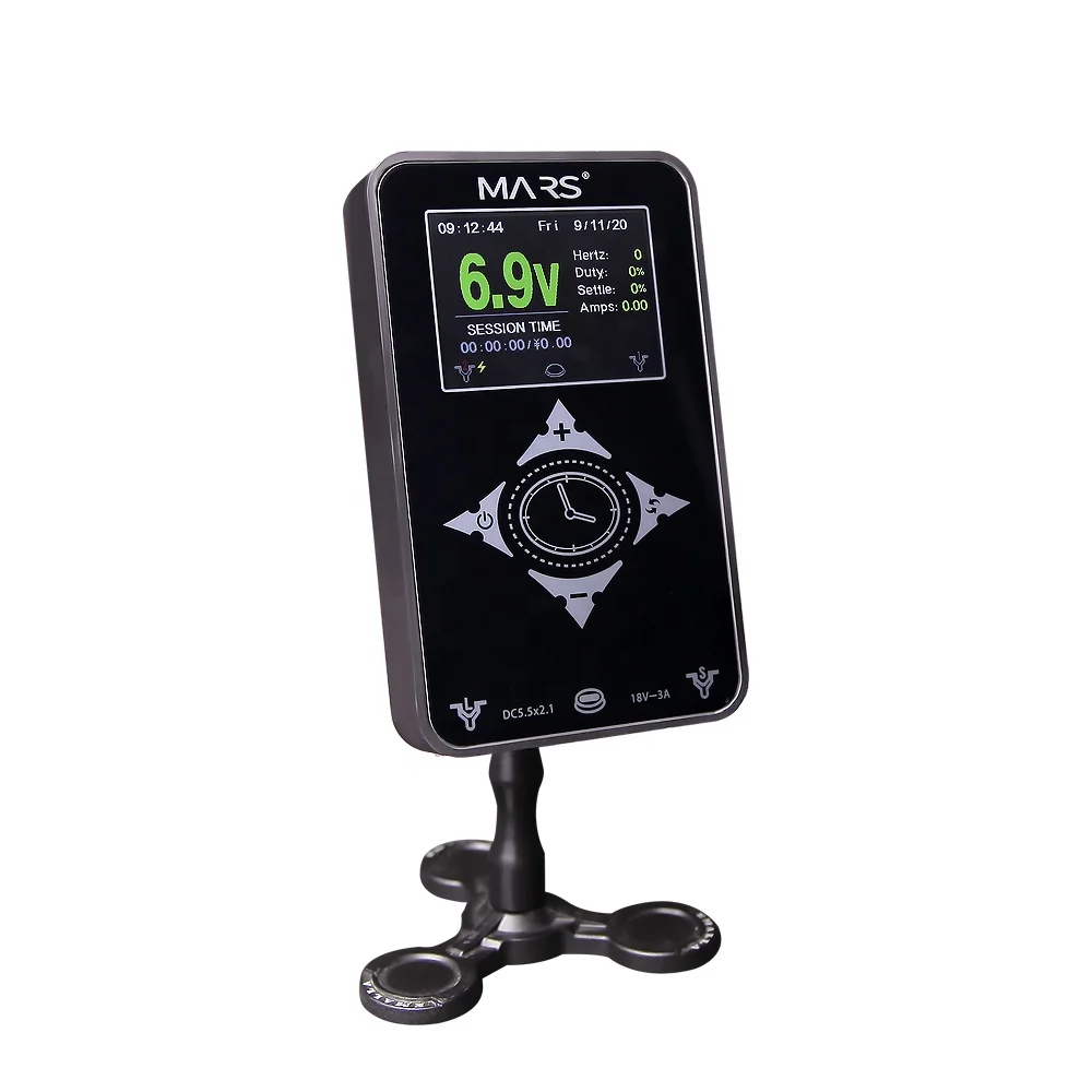 

Newest 3A Digital MARS Tattoo Power Supply FOR Rotary Tattoo Machine