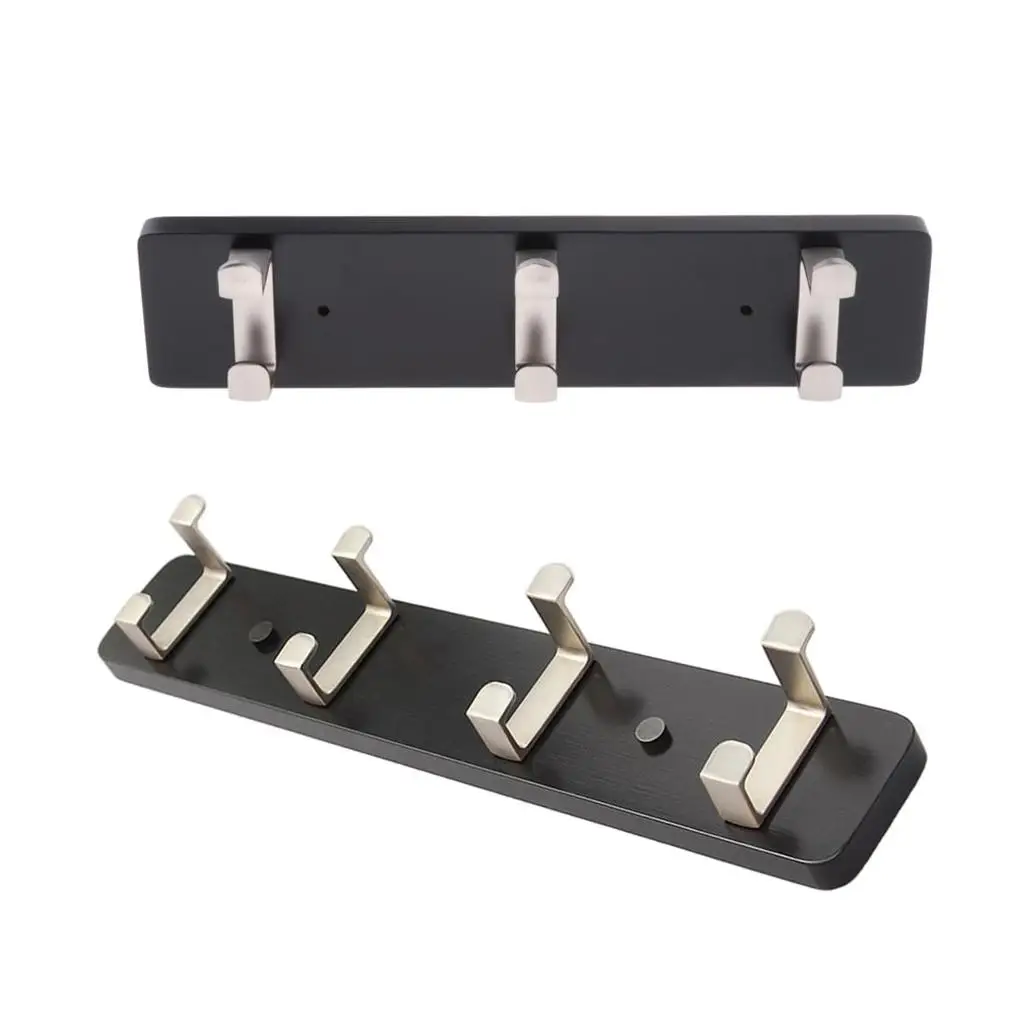 

2x Antique Wall Mounted Bamboo Hook Robe Clothing Towel Hanger