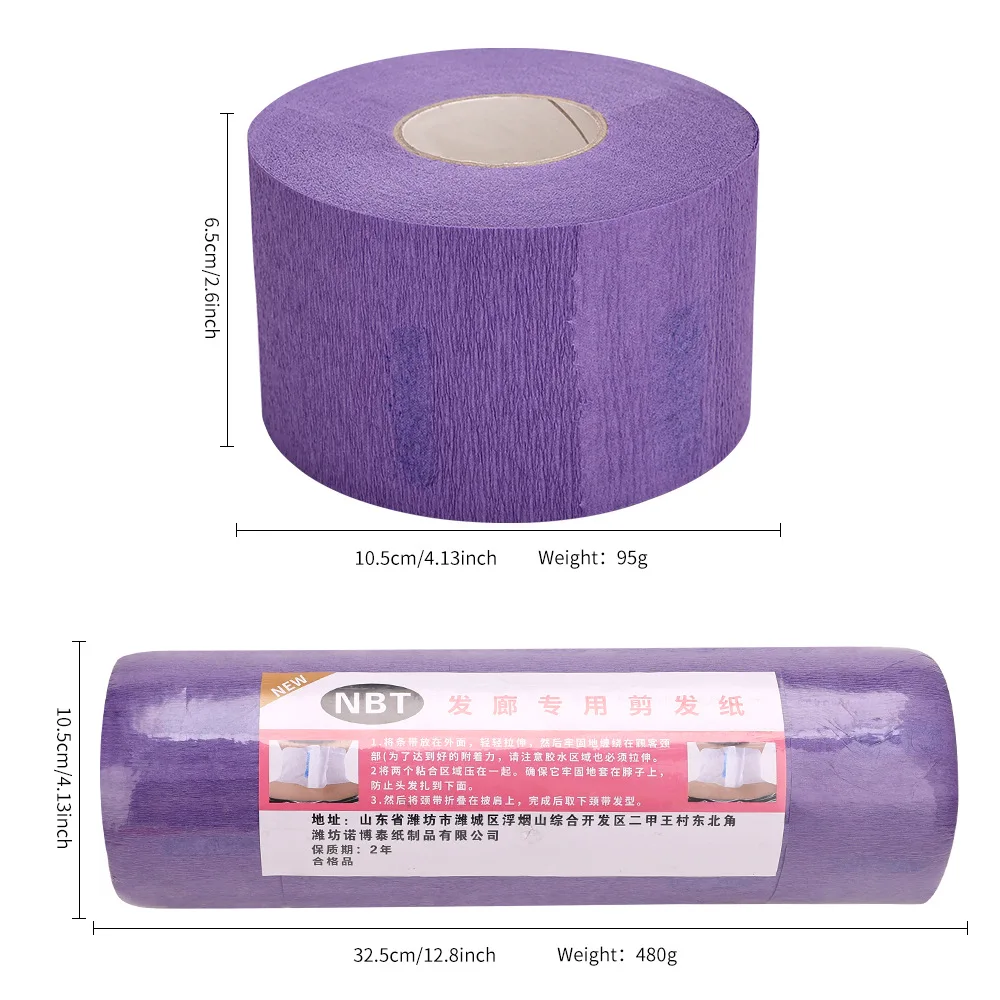 5 шт. одноразовая бумага для стрижки волос парикмахерской регулируемый