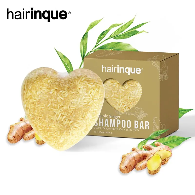 

Hairinque Ginger Hair Shampoo Bar Hair Repair Hair Loss Shampoo Soap Hair Treatment Scalp Treatment