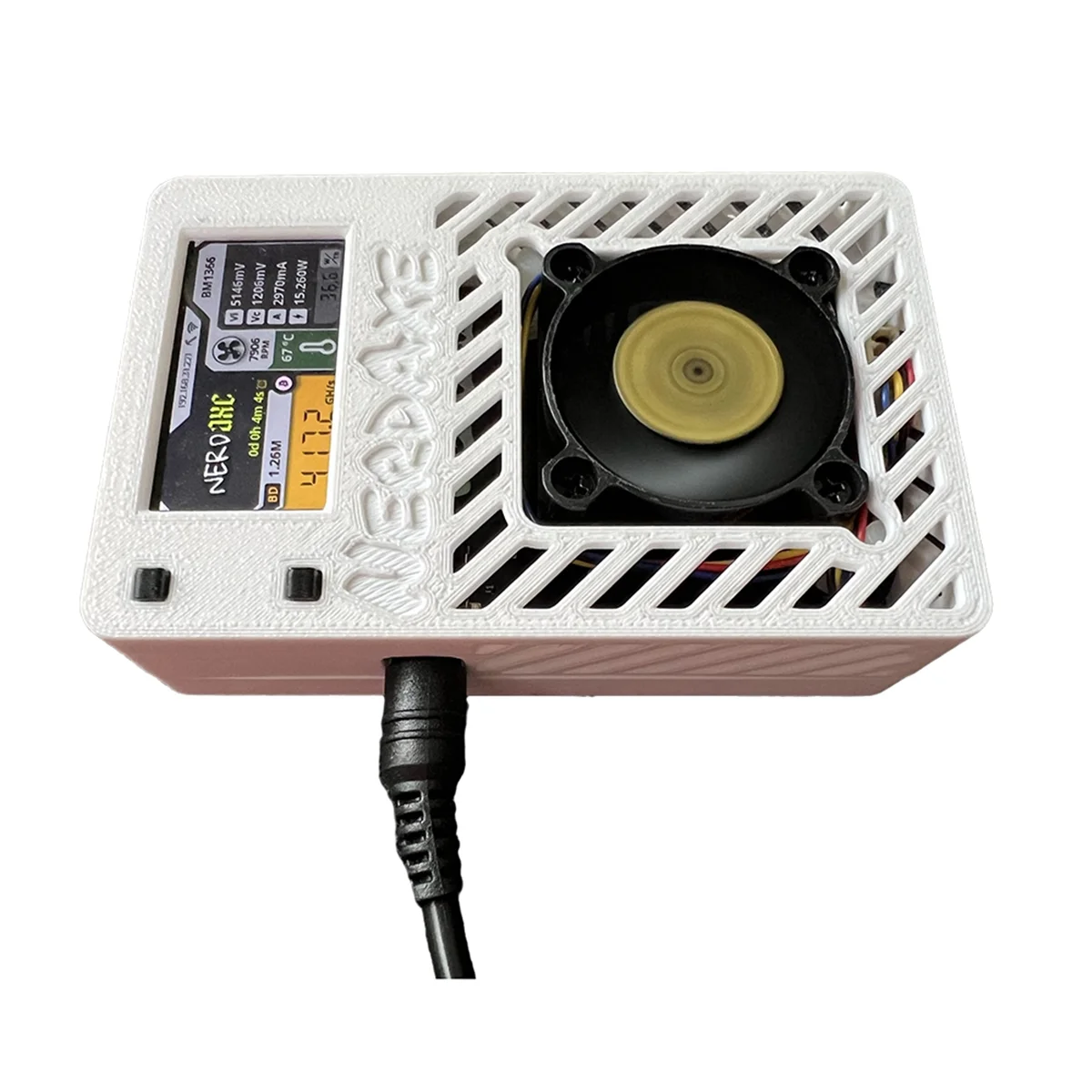 NerdAxe Miner Nerdminer 500Gh/S S19XP BM1366 ASIC Bitcoin Mini Лотерейный майнер EU PLUG