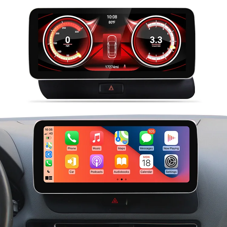 

YZG 10,25 ''8-ядерный Android 10 Carplay мультимедийное Радио DVD-плеер GPS-навигация с wifi bt для Audi Q5 2011-2017