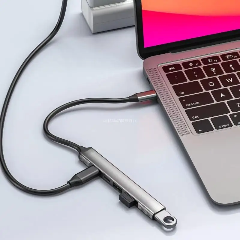 USB-концентратор Концентратор типа C 5 в 1 с портами и портом USB 2.0 для домашнего