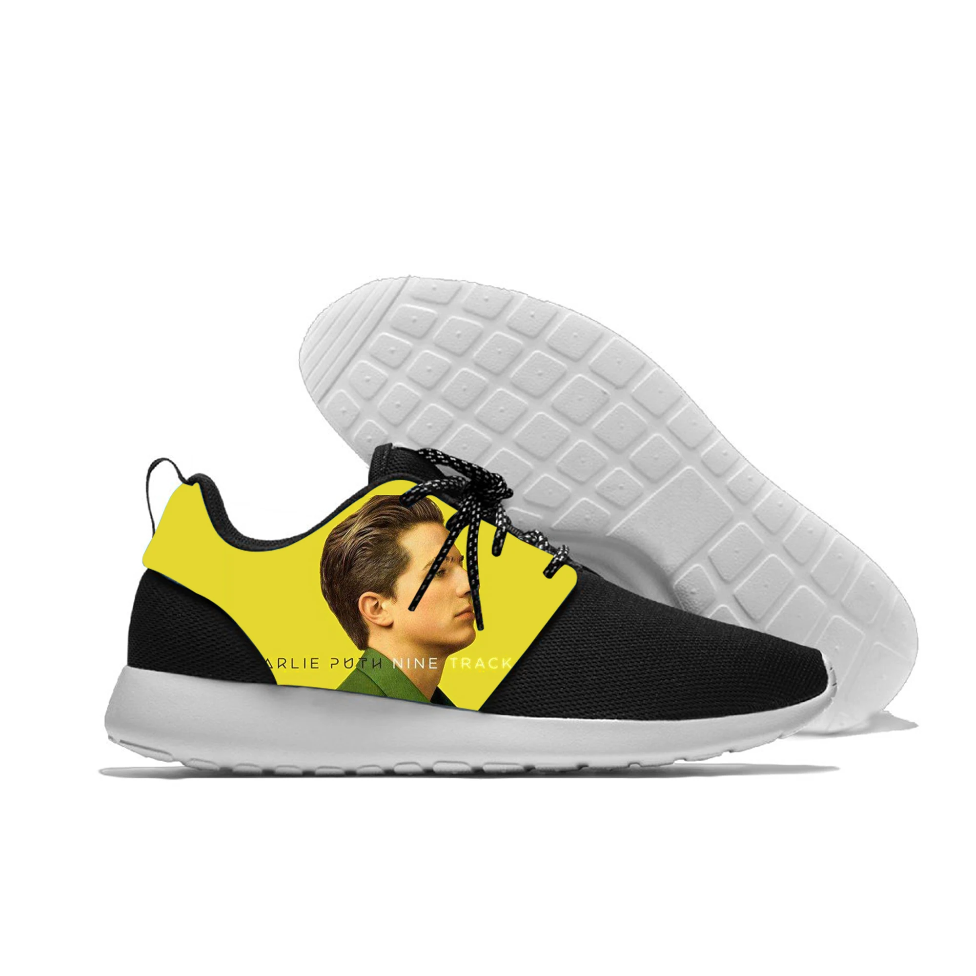 

Charlie Puth 2021 New Mesh Women Men Flat Shoes Lightweight Women Sneakers Breathable Casual Shoes Chaussure Plus Size