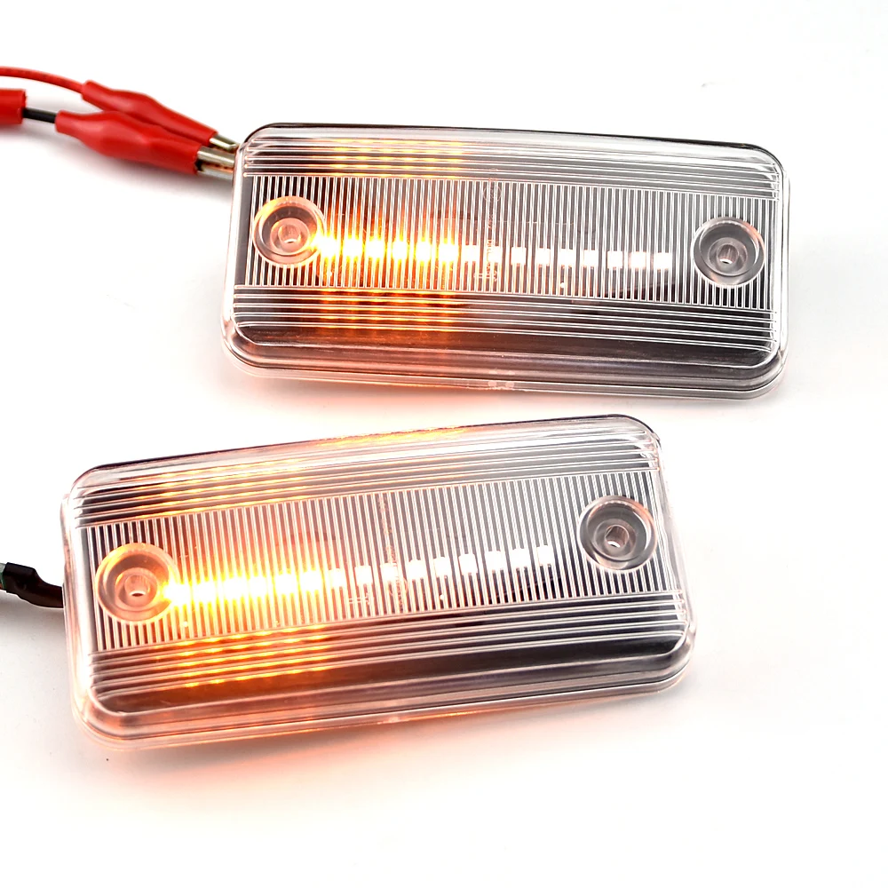 2 шт. динамический плавкий светодиодный боковой габаритный фонарь для Iveco Fiat Ducato