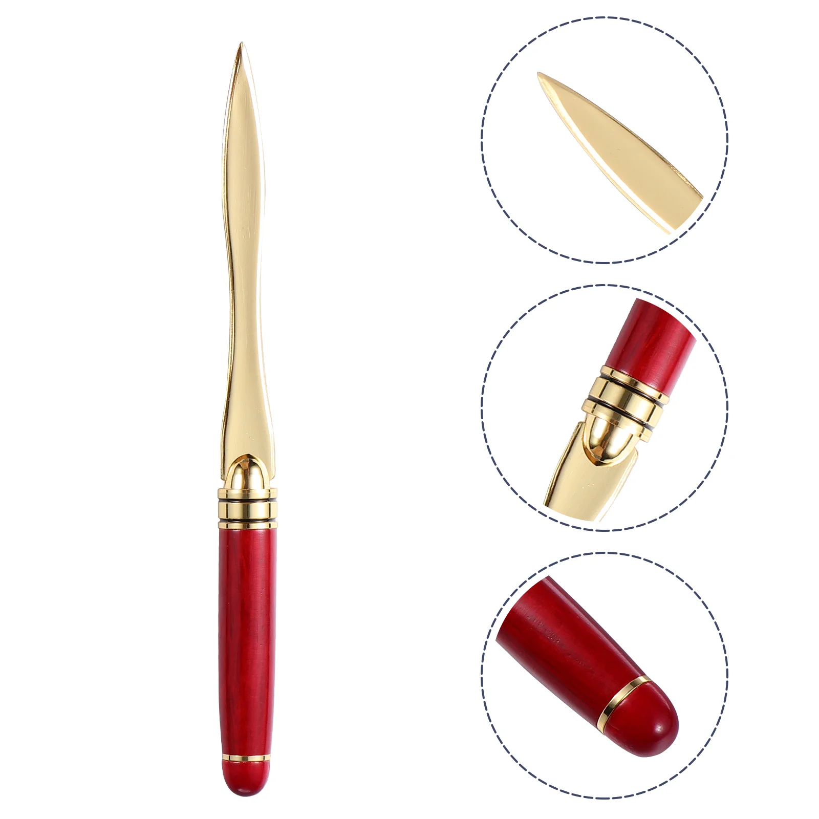

1Pc Portable Letter Opener Practical Paper Cutter Random Knife-blade Color