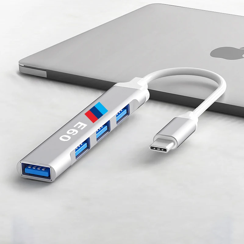 Адаптер для автомобильного концентратора USB 2 0 4 порта Type-C фоторазветвитель BMW E60