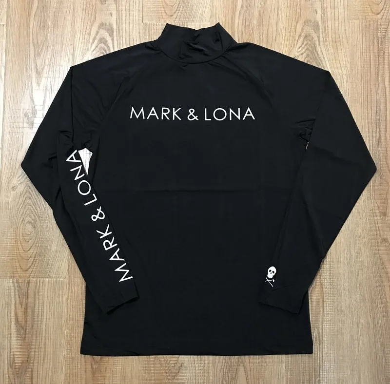 Men's Golf Shirt Elastic Thin Long Sleeve Outdoor Sports Sun Protection Ice Clothing Quick Dry Golf Top