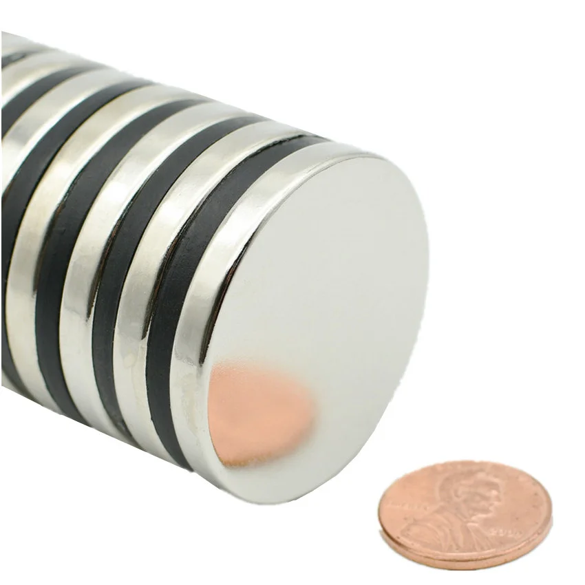 

NdFeB магнитный диск Диаметр 40x5 мм около 1,57 & супер сильный магнит класс N42 неодимовые постоянные редкоземельные магниты 1 шт.